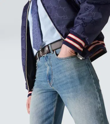 Gucci Interlocking G leather belt | Thumbnail 4