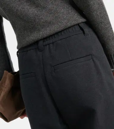 Brunello Cucinelli Pleated cotton-blend jersey sweatpants | Thumbnail 2