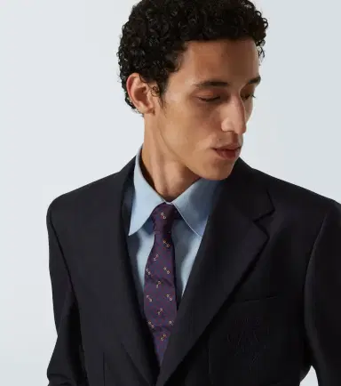 Gucci GG silk jacquard tie | Thumbnail 2