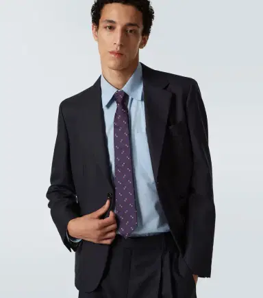 Gucci GG silk jacquard tie | Thumbnail 3
