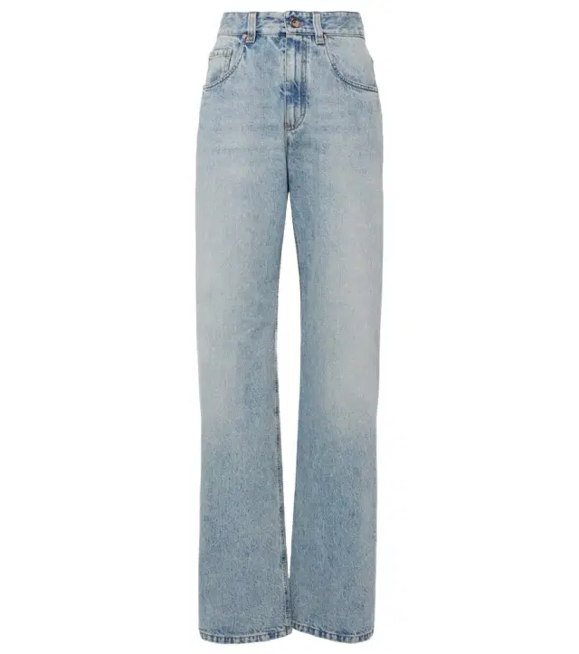 Brunello Cucinelli High-rise straight jeans
