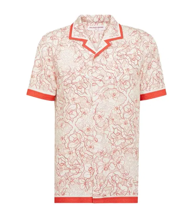 Orlebar Brown Floral shirt