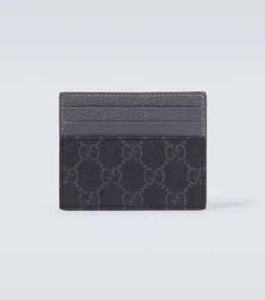 Gucci Leather-trimmed GG canvas card holder | Thumbnail 3 Gucci Leather-trimmed GG canvas card holder | Thumbnail 3