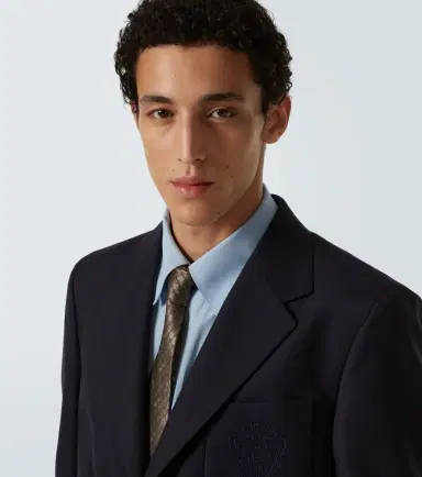 Gucci GG silk jacquard tie | Thumbnail 3