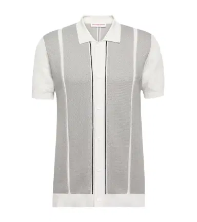 Orlebar Brown Tiernan Ripley knitted cotton shirt | Thumbnail 1 Orlebar Brown Tiernan Ripley knitted cotton shirt | Thumbnail 1