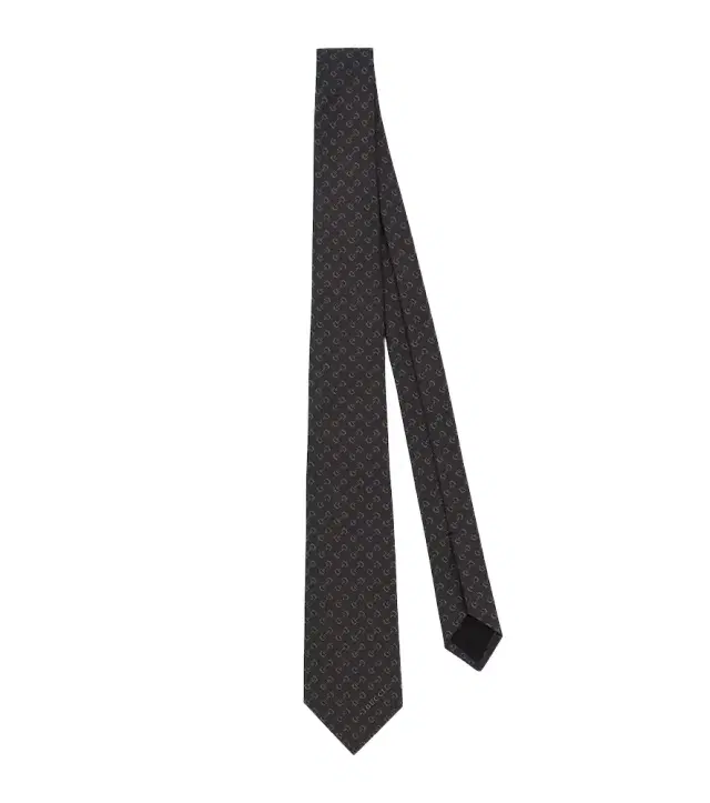 Gucci Horsebit silk jacquard tie