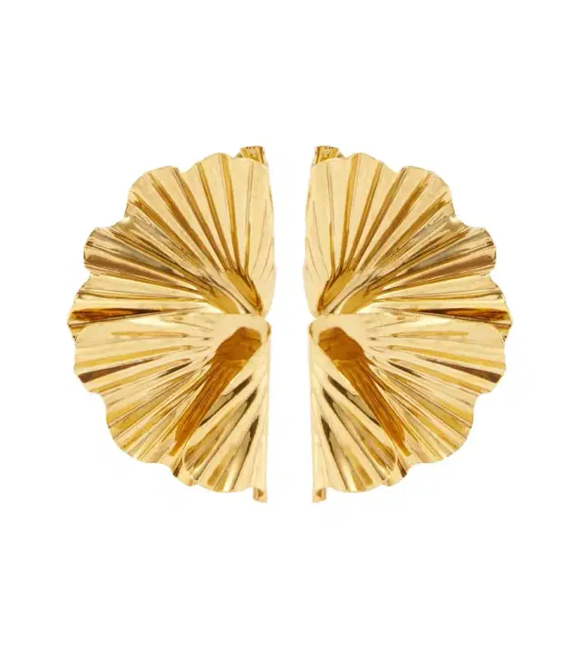 Jennifer Behr Darya 18kt gold-plated earrings