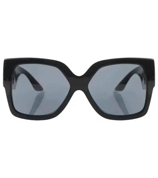 Versace Greca embellished oversized sunglasses