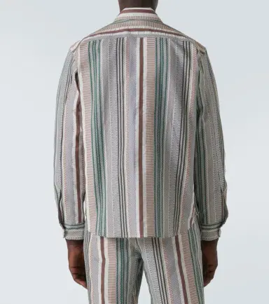 Orlebar Brown Barkley striped cotton shirt | Thumbnail 4