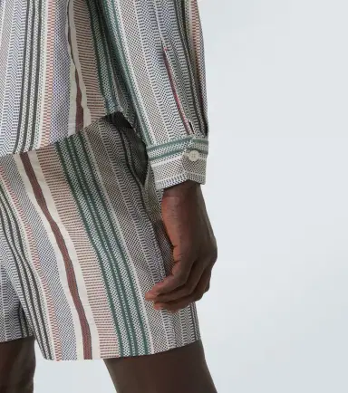 Orlebar Brown Barkley striped cotton shirt | Thumbnail 5