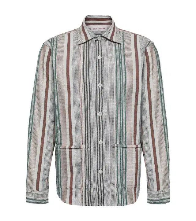 Orlebar Brown Barkley striped cotton shirt