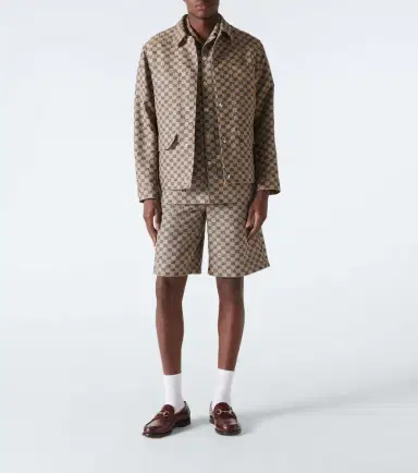 Gucci GG linen-blend shorts | Thumbnail 3 Gucci GG linen-blend shorts | Thumbnail 3