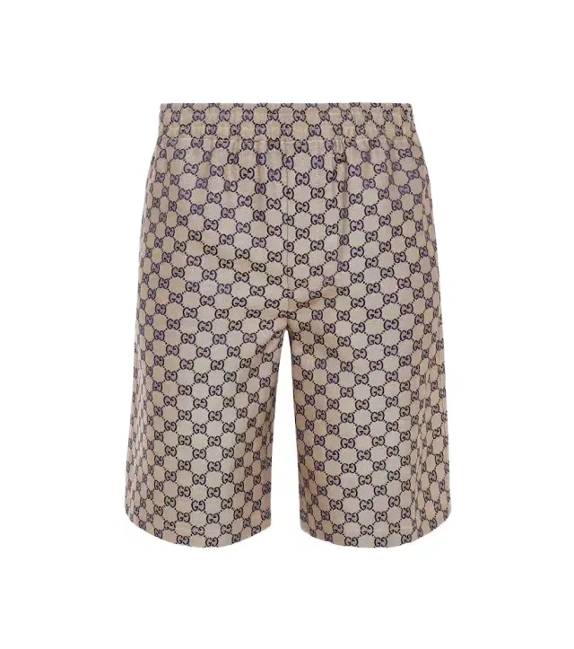Gucci GG linen-blend shorts
