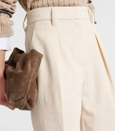 Brunello Cucinelli Gabardine high-rise straight pants | Thumbnail 2