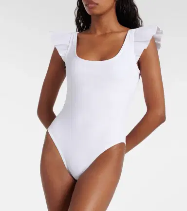 Karla Colletto Alora ruffled swimsuit | Thumbnail 4