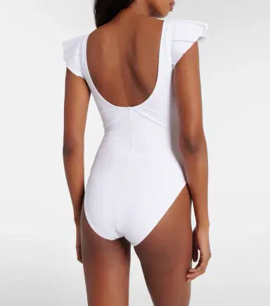 Karla Colletto Alora ruffled swimsuit | Thumbnail 5