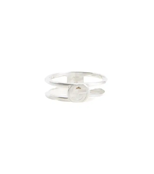 Gucci Interlocking G sterling silver ring