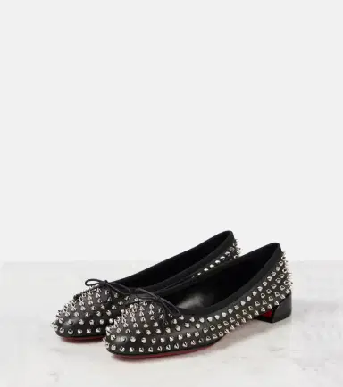 Christian Louboutin Spiked leather ballet flats | Thumbnail 2 Christian Louboutin Spiked leather ballet flats | Thumbnail 2