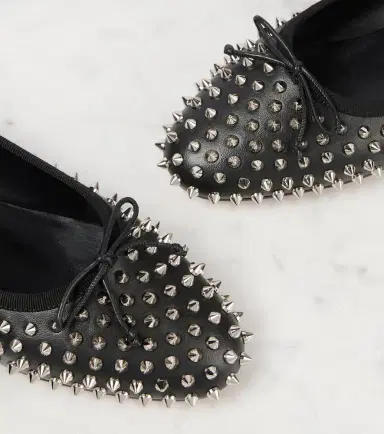 Christian Louboutin Spiked leather ballet flats | Thumbnail 3 Christian Louboutin Spiked leather ballet flats | Thumbnail 3