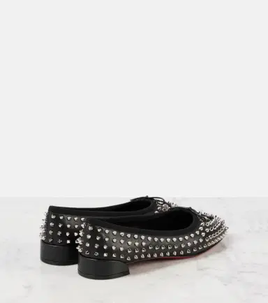 Christian Louboutin Spiked leather ballet flats | Thumbnail 4 Christian Louboutin Spiked leather ballet flats | Thumbnail 4