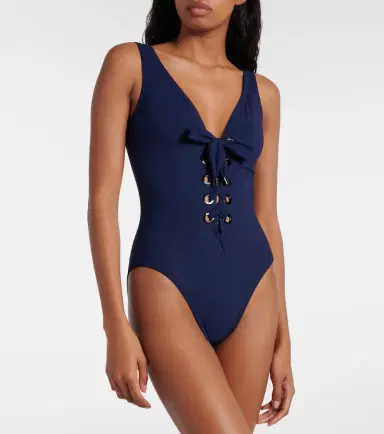 Karla Colletto Lucy lace-up swimsuit | Thumbnail 5