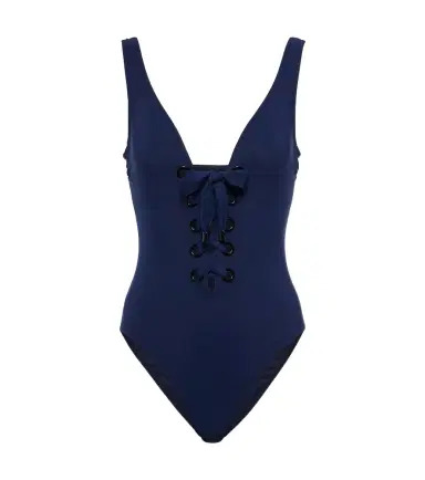 Karla Colletto Lucy lace-up swimsuit | Thumbnail 1