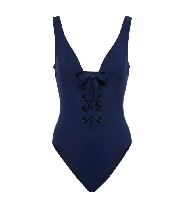 Karla Colletto Lucy lace-up swimsuit