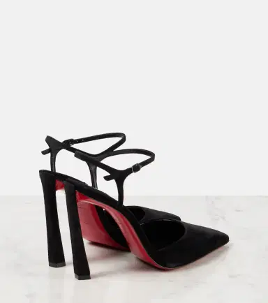 Christian Louboutin Condora Riviera 100 suede slingback pumps | Thumbnail 2