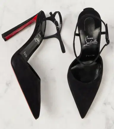 Christian Louboutin Condora Riviera 100 suede slingback pumps | Thumbnail 4