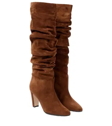 Manolo Blahnik Calasso 90 suede knee-high boots | Thumbnail 1