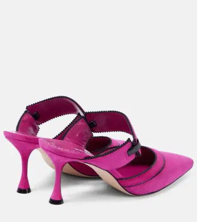 Manolo Blahnik Brontiamusa 70 suede mules | Thumbnail 2
