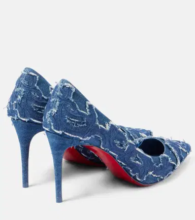 Christian Louboutin Kate 85 denim pumps | Thumbnail 2 Christian Louboutin Kate 85 denim pumps | Thumbnail 2