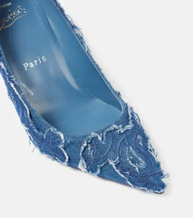 Christian Louboutin Kate 85 denim pumps | Thumbnail 4 Christian Louboutin Kate 85 denim pumps | Thumbnail 4