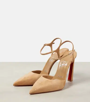 Christian Louboutin Condora Riviera 100 suede slingback pumps | Thumbnail 2