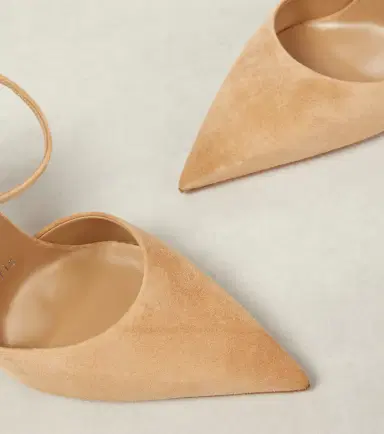Christian Louboutin Condora Riviera 100 suede slingback pumps | Thumbnail 3