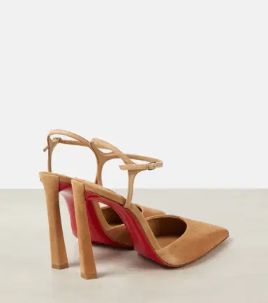 Christian Louboutin Condora Riviera 100 suede slingback pumps | Thumbnail 4