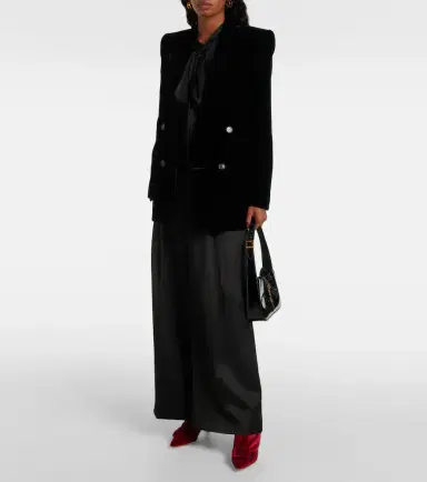 Manolo Blahnik Baylow velvet ankle boots | Thumbnail 5