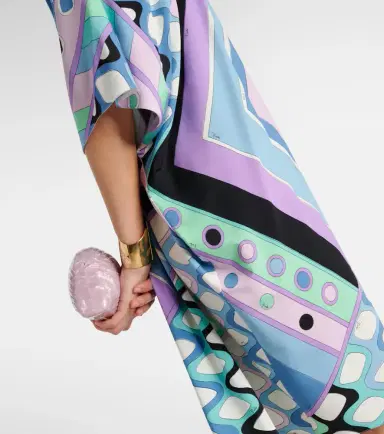 Pucci Vivara-print jersey satin kaftan | Thumbnail 5