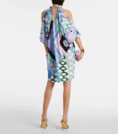 Pucci Vivara-print jersey satin kaftan | Thumbnail 6