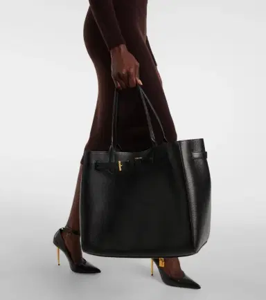 Tom Ford Tara Large grained leather tote bag | Thumbnail 6 Tom Ford Tara Large grained leather tote bag | Thumbnail 6