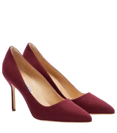 Manolo Blahnik BB 90 wool pumps | Thumbnail 1 Manolo Blahnik BB 90 wool pumps | Thumbnail 1