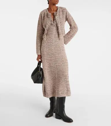 Dorothee Schumacher Autumn Sparkle knitted midi dress | Thumbnail 5