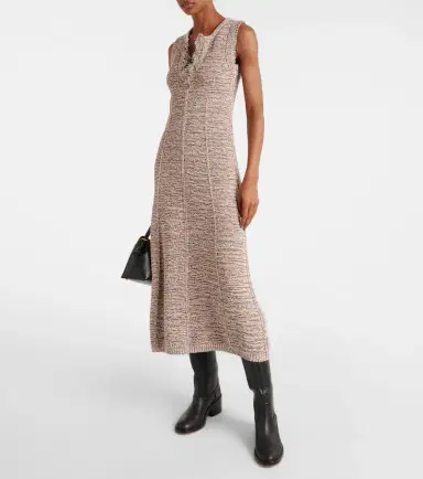Dorothee Schumacher Autumn Sparkle knitted midi dress | Thumbnail 6