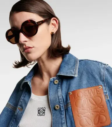 Loewe Round Slim oversized sunglasses | Thumbnail 5 Loewe Round Slim oversized sunglasses | Thumbnail 5