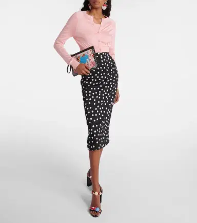 Dolce & Gabbana Capri cropped silk cardigan | Thumbnail 5