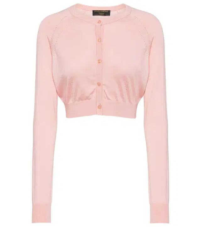 Dolce & Gabbana Capri cropped silk cardigan