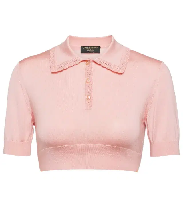 Dolce & Gabbana Capri silk crop top