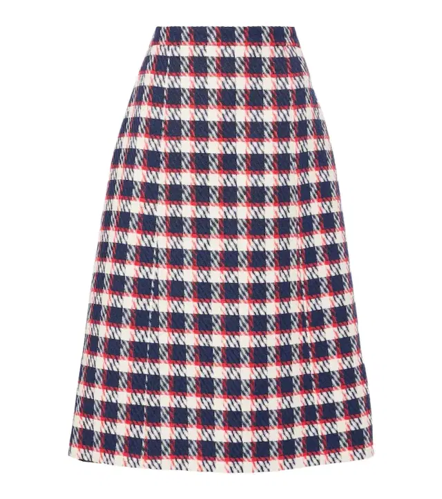 Carolina Herrera Tweed midi skirt