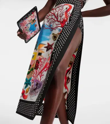Dolce & Gabbana Capri printed cotton maxi skirt | Thumbnail 4