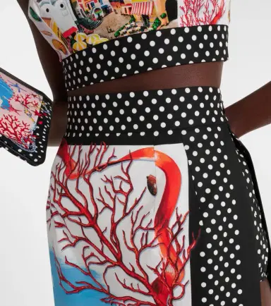 Dolce & Gabbana Capri printed cotton maxi skirt | Thumbnail 5